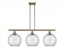 Innovations Lighting 516-3I-AB-G122-10CBK - Large Farmhouse Chicken Wire 3 Light Island Light