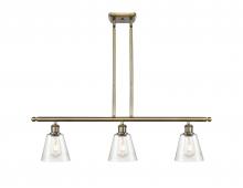 Innovations Lighting 516-3I-AB-G454 - Caton - 3 Light - 36 inch - Antique Brass - Cord hung - Island Light