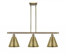 Innovations Lighting 516-3I-AB-MBC-8-AB - Berkshire - 3 Light - 36 inch - Antique Brass - Cord hung - Island Light