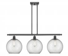 Innovations Lighting 516-3I-BK-G122-10CBK - Large Farmhouse Chicken Wire 3 Light Island Light