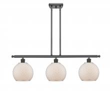 Innovations Lighting 516-3I-OB-G121-8CSN - Farmhouse Chicken Wire - 3 Light - 36 inch - Oil Rubbed Bronze - Cord hung - Island Light