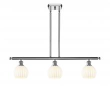 Innovations Lighting 516-3I-PC-G1217-6WV - White Venetian - 3 Light - 36 inch - Polished Chrome - Stem Hung - Island Light