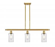 Innovations Lighting 516-3I-SG-G804 - Clymer - 3 Light - 36 inch - Satin Gold - Cord hung - Island Light