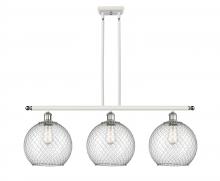 Innovations Lighting 516-3I-WPC-G122-10CSN - Large Farmhouse Chicken Wire 3 Light Island Light