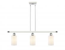 Innovations Lighting 516-3I-WPC-G801 - Clymer - 3 Light - 36 inch - White Polished Chrome - Cord hung - Island Light