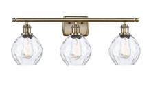 Innovations Lighting 516-3W-AB-G362 - Small Waverly 3 Light Bath Vanity Light