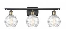 Innovations Lighting 516-3W-BAB-G1213-6 - Deco Swirl Bath Vanity Light