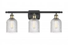 Innovations Lighting 516-3W-BAB-G559-5CL - Bridal Veil - 3 Light - 25 inch - Black Antique Brass - Bath Vanity Light