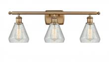 Innovations Lighting 516-3W-BB-G275 - Conesus 3 Light Bath Vanity Light