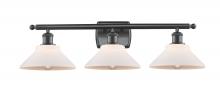 Innovations Lighting 516-3W-BK-G131 - Orwell 3 Light Bath Vanity Light