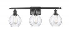 Innovations Lighting 516-3W-BK-G362 - Small Waverly 3 Light Bath Vanity Light