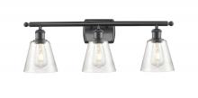 Innovations Lighting 516-3W-BK-G454 - Caton - 3 Light - 25 inch - Matte Black - Bath Vanity Light