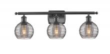  516-3W-OB-G1213-6SM - Athens Deco Swirl - 3 Light - 26 inch - Oil Rubbed Bronze - Bath Vanity Light