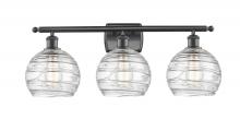 Innovations Lighting 516-3W-OB-G1213-8 - Deco Swirl Bath Vanity Light