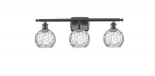 Innovations Lighting 516-3W-OB-G1215-6 - Athens Water Glass - 3 Light - 26 inch - Oil Rubbed Bronze - Bath Vanity Light