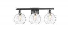 Innovations Lighting 516-3W-OB-G1215-8 - Athens Water Glass - 3 Light - 28 inch - Oil Rubbed Bronze - Bath Vanity Light