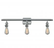 Innovations Lighting 516-3W-PC - Bare Bulb 3 Light Bath Vanity Light