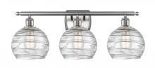 Innovations Lighting 516-3W-SN-G1213-8 - Deco Swirl Bath Vanity Light