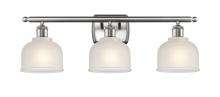 Innovations Lighting 516-3W-SN-G411 - Dayton 3 Light Bath Vanity Light