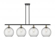 Innovations Lighting 516-4I-BAB-G122-10CBK - Large Farmhouse Chicken Wire 4 Light Island Light