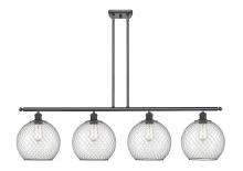 Innovations Lighting 516-4I-BK-G122-10CBK - Large Farmhouse Chicken Wire 4 Light Island Light