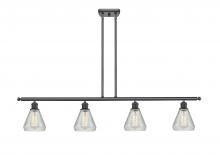 Innovations Lighting 516-4I-BK-G275 - Conesus 4 Light Island Light