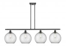 Innovations Lighting 516-4I-OB-G122-10CBK - Large Farmhouse Chicken Wire 4 Light Island Light