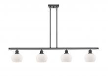 Innovations Lighting 516-4I-OB-G91 - Fenton - 4 Light - 48 inch - Oil Rubbed Bronze - Cord hung - Island Light