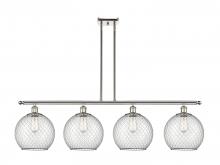 Innovations Lighting 516-4I-PN-G122-10CBK - Large Farmhouse Chicken Wire 4 Light Island Light