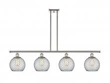 Innovations Lighting 516-4I-PN-G122-8CBK - Farmhouse Chicken Wire 4 Light Island Light