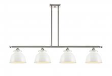 Innovations Lighting 516-4I-PN-M14-W - Adirondack - 4 Light - 48 inch - Polished Nickel - Cord hung - Island Light