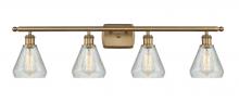 Innovations Lighting 516-4W-BB-G275 - Conesus 4 Light Bath Vanity Light