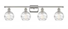 Innovations Lighting 516-4W-PN-G1213-6 - Deco Swirl Bath Vanity Light