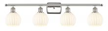 Innovations Lighting 516-4W-PN-G1217-6WV - White Venetian - 4 Light - 36 inch - Polished Nickel - Bath Vanity Light