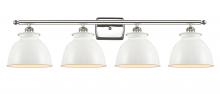 Innovations Lighting 516-4W-PN-M14-W - Adirondack - 4 Light - 38 inch - Polished Nickel - Bath Vanity Light