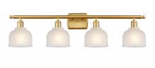 Innovations Lighting 516-4W-SG-G411 - Dayton 4 Light Bath Vanity Light