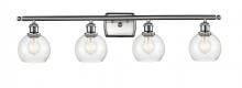 Innovations Lighting 516-4W-SN-G124-6 - Athens Bath Vanity Light