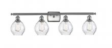 Innovations Lighting 516-4W-SN-G362 - Small Waverly 4 Light Bath Vanity Light