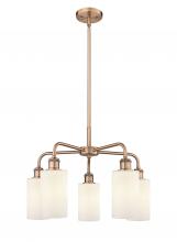 Innovations Lighting 516-5CR-AC-G801 - Clymer Antique Copper Chandelier