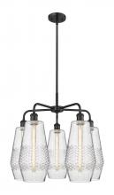 Innovations Lighting 516-5CR-BK-G684-7 - Windham - 5 Light - 25 inch - Matte Black - Chandelier