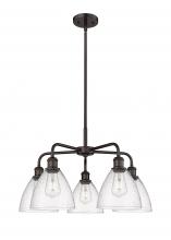  516-5CR-OB-GBD-754 - Bristol - 5 Light - 26 inch - Oil Rubbed Bronze - Chandelier