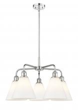 Innovations Lighting 516-5CR-PC-GBC-81 - Berkshire - 5 Light - 26 inch - Polished Chrome - Chandelier