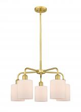 Innovations Lighting 516-5CR-SG-G111 - Cobbleskill - 5 Light - 23 inch - Satin Gold - Chandelier