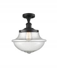 Innovations Lighting 517-1CH-BK-G544 - Oxford Semi-Flush Mount