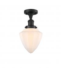 Innovations Lighting 517-1CH-BK-G661-7 - Small Bullet 1 Light Semi-Flush Mount