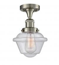 Innovations Lighting 517-1CH-SN-G534 - Oxford - 1 Light - 8 inch - Brushed Satin Nickel - Semi-Flush Mount