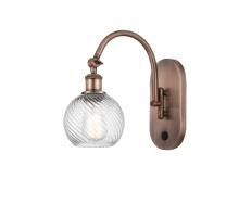  518-1W-AC-G1214-6 - Athens Twisted Swirl Sconce