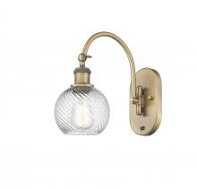 Innovations Lighting 518-1W-BB-G1214-6 - Athens Twisted Swirl Sconce
