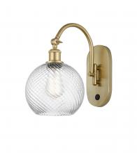 Innovations Lighting 518-1W-SG-G1214-8 - Athens Twisted Swirl Sconce