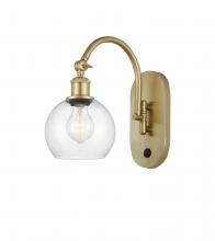 Innovations Lighting 518-1W-SG-G122-6 - Athens - 1 Light - 6 inch - Satin Gold - Sconce